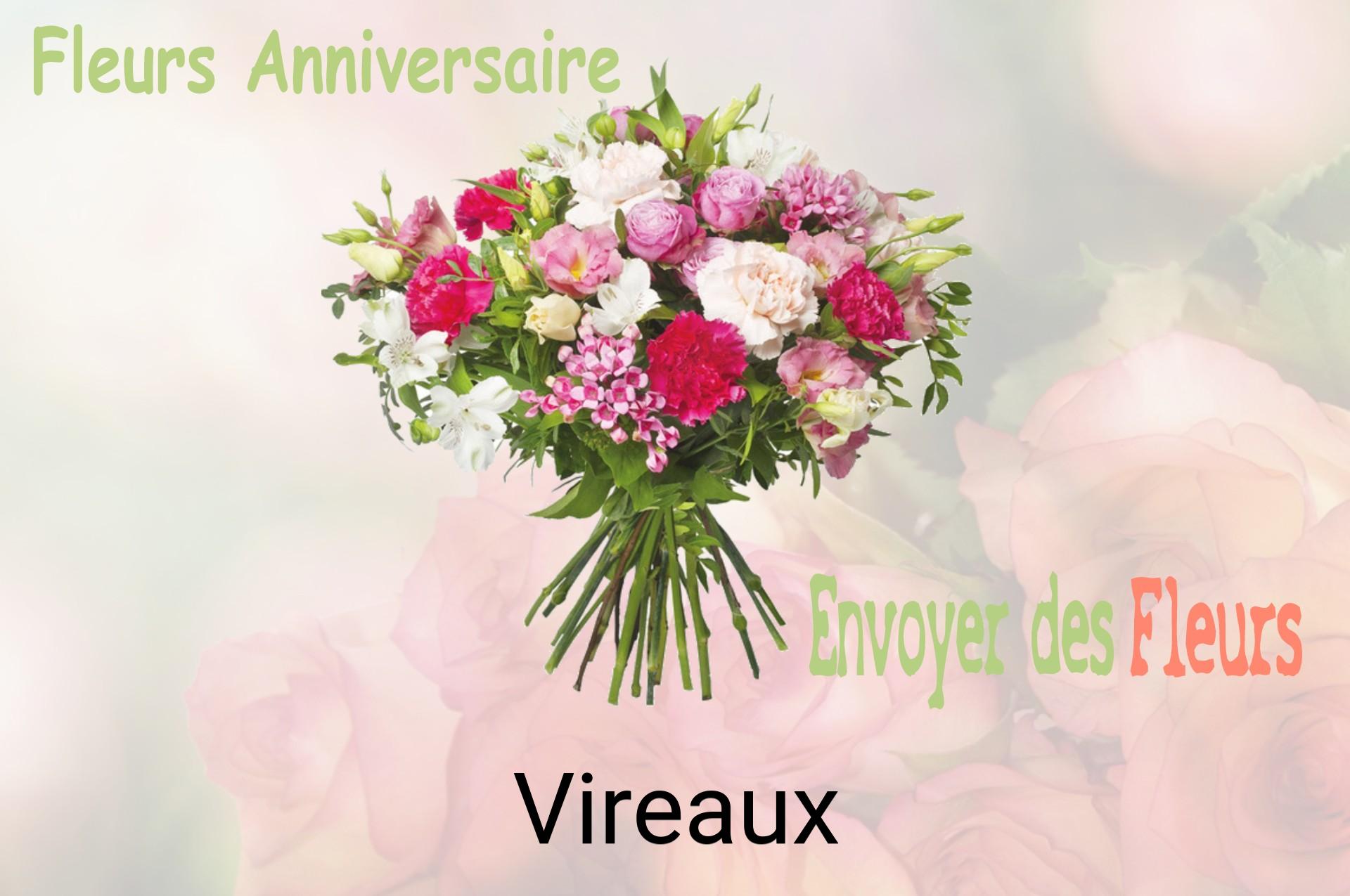 Bouquet de fleurs d’anniversaire livré à Vireaux