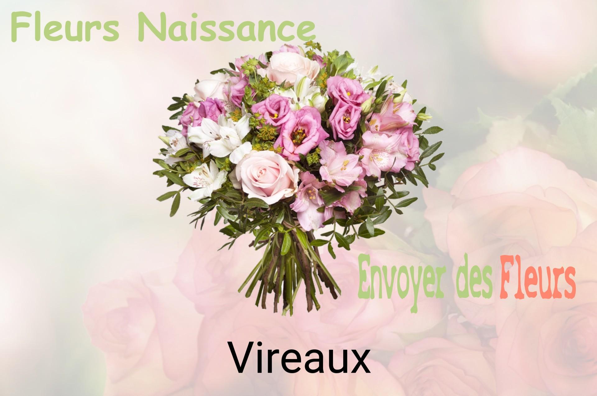 Bouquet de fleurs de naissance livré à Vireaux