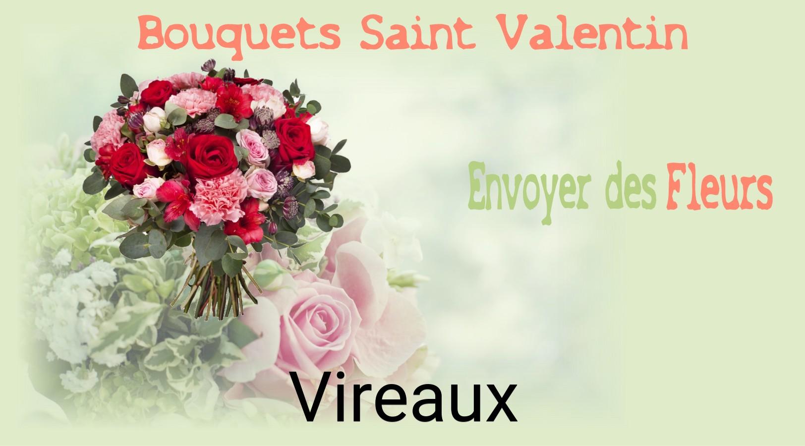 Roses de Saint-Valentin livrées à Vireaux